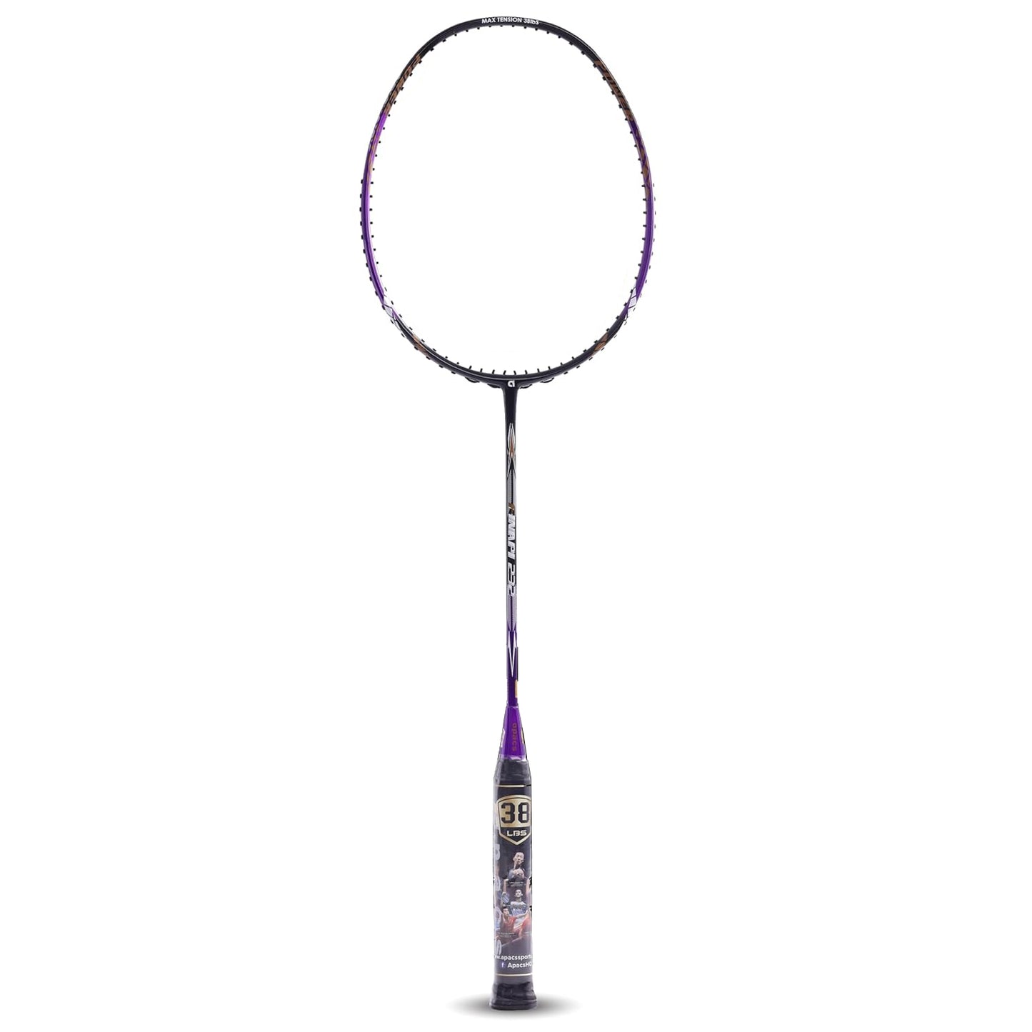 Apacs Finapi 232 Badminton Racket without Cover (4U-G1) - Best Price online Prokicksports.com
