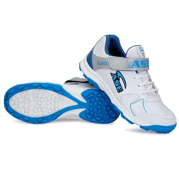 ASE Professional Cricket Shoes for Men | Water Resistant, All Weather Grip, Cushioned