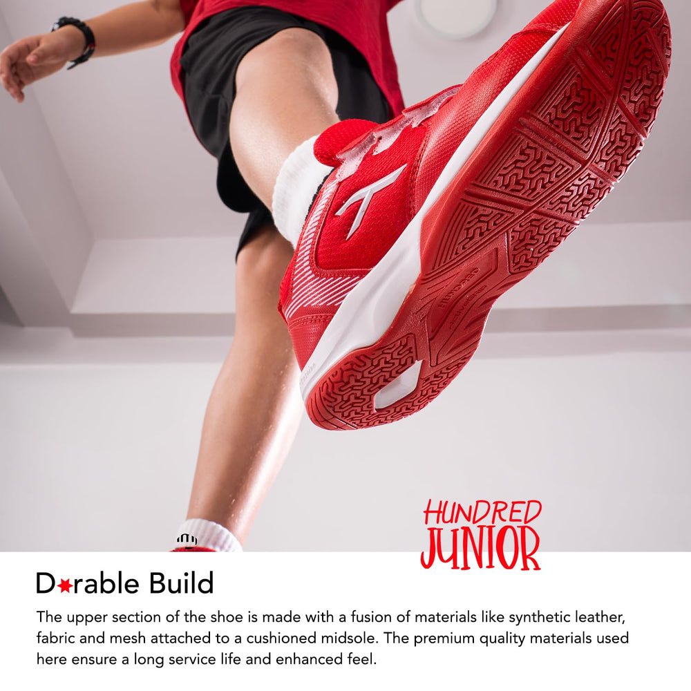 Hundred Court Star Junior Badminton Shoes - Best Price online Prokicksports.com