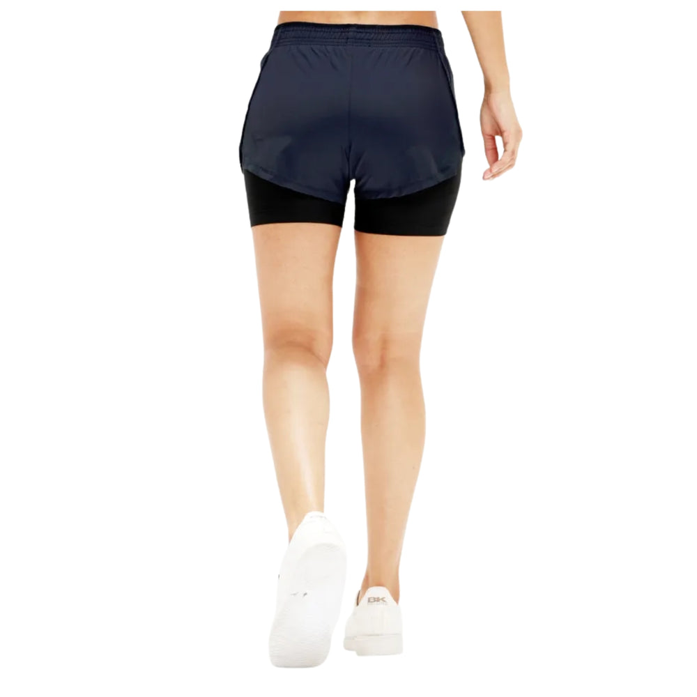 Shrey 2119 Pro Double Layer Short Women’s | Ultra-Light 2-in-1 Shorts with Built-In Compression, Breathable Mesh & High-Performance Fit - Best Price online Prokicksports.com