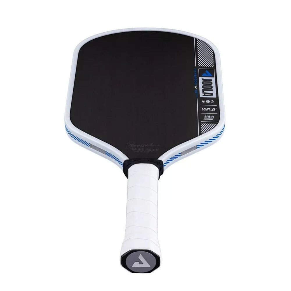 Joola Hyperion Pro IV Simone Jardim Pickleball Paddle – 16mm | Carbon Friction Surface | Control & Power Paddle for Advanced Players | USAPA Approved (White/Black/Blue) - Best Price online Prokicksports.com
