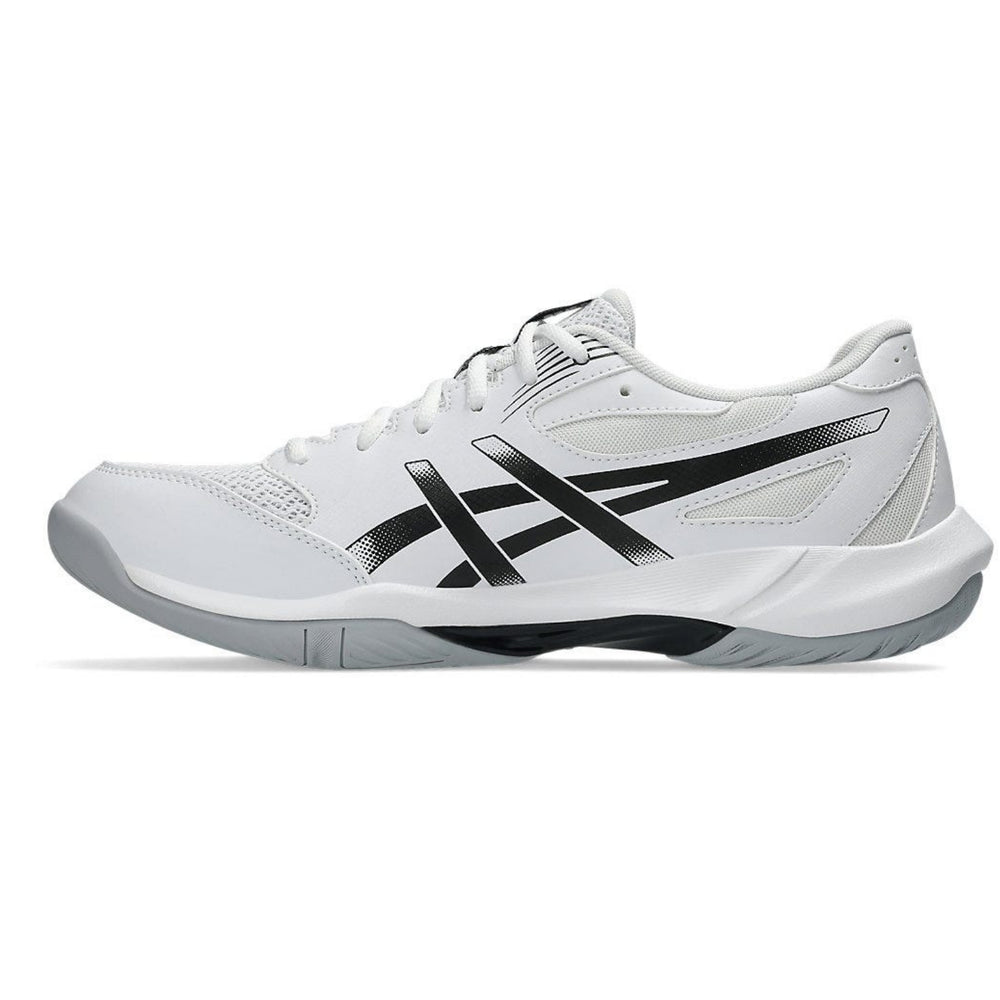 ASICS Gel-Rocket 12 Men’s Indoor Court Badminton Shoes – White/Black, GEL™ Cushioning, Non-Mark Rubber, Breathable Mesh, Stability & Grip - Best Price online Prokicksports.com