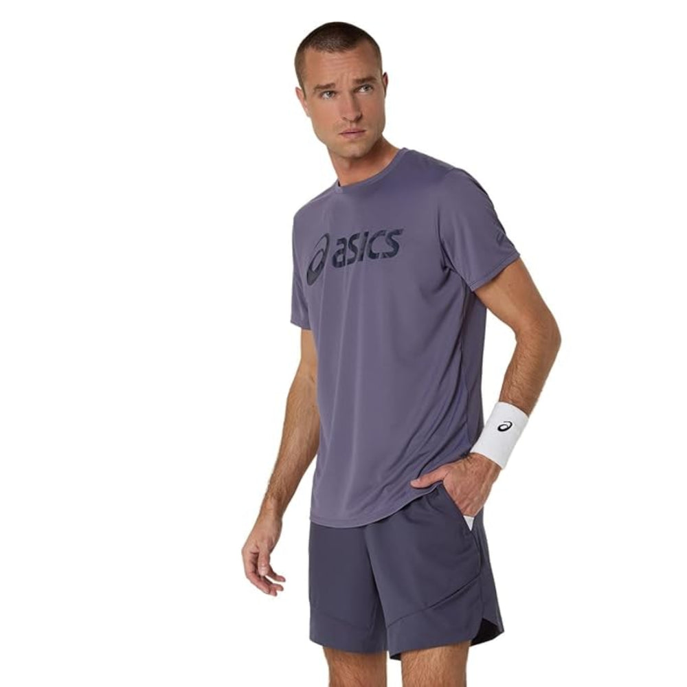ASICS Match Seasonal Graphic Tee Men T-Shirt Roundneck | Breathable Everyday Sports Tee - Best Price online Prokicksports.com