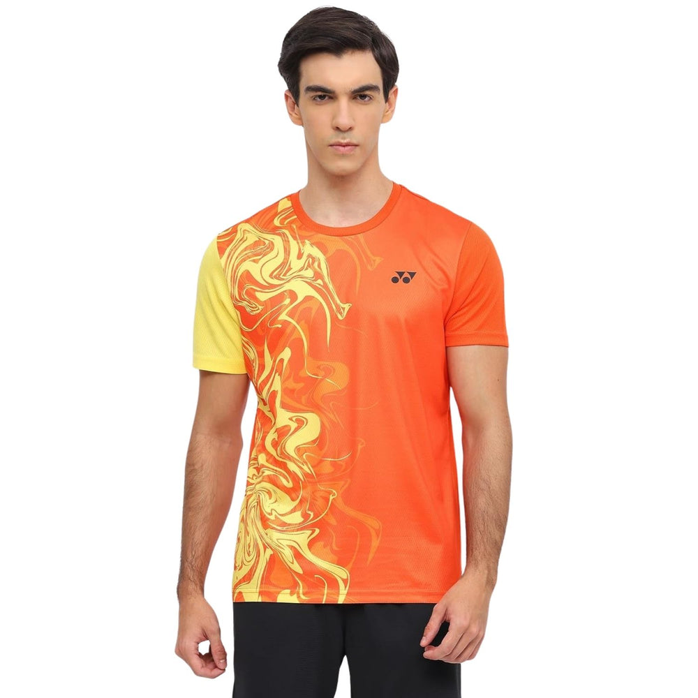 Yonex 2967 Men’s Round Neck T‑Shirt – TruDry, Sorbtek Moisture Control & Repreve Polyester Performance Tee - Best Price online Prokicksports.com