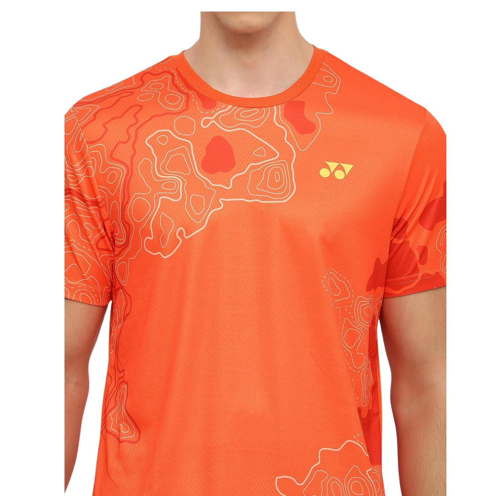 Yonex 2962 Men’s Round Neck T-Shirt | Lightweight Polyester Fabric with TruDry Moisture-Wicking & Breathable Comfort for Sports and Training - Best Price online Prokicksports.com