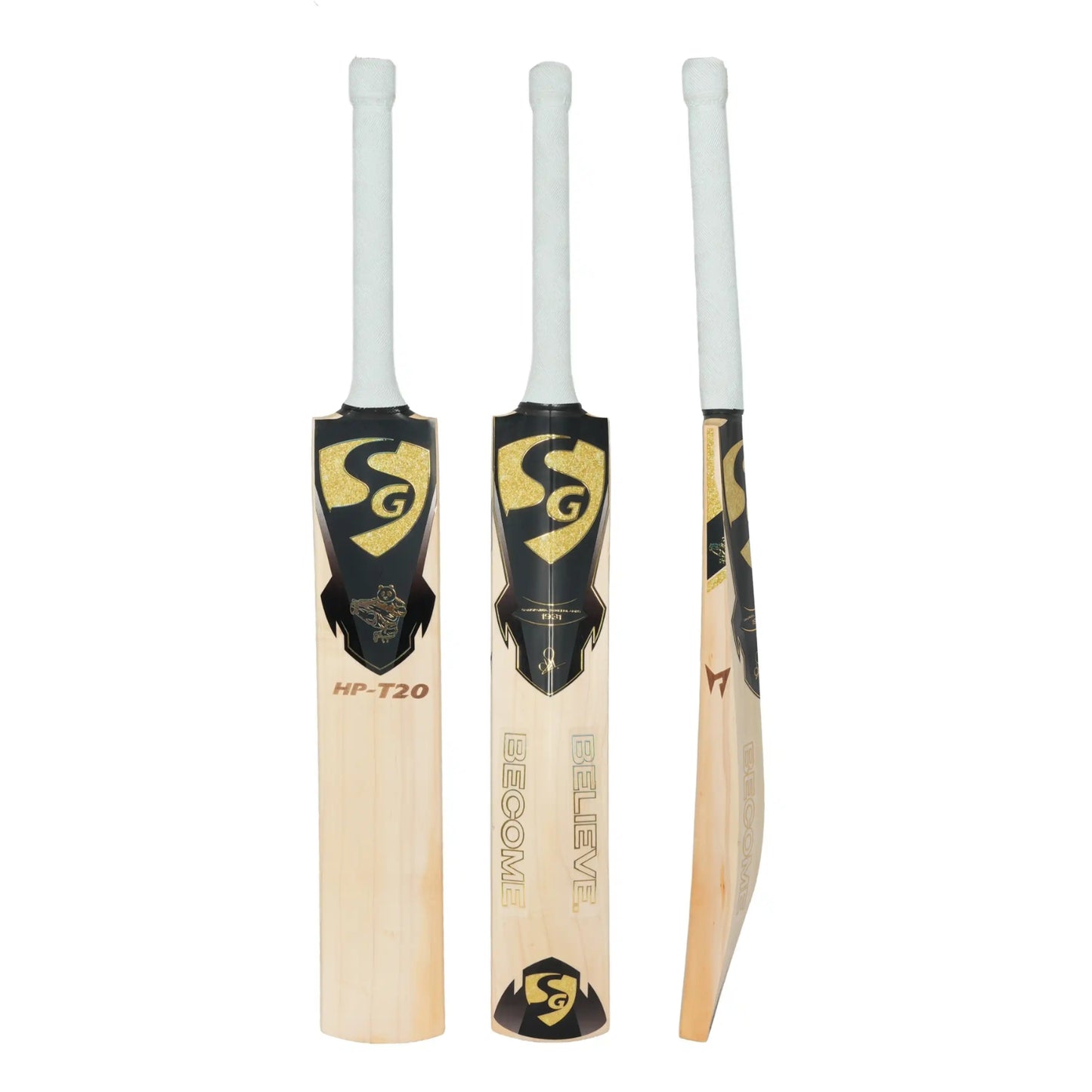 SG HP T-20 English Willow Cricket Bat - SH | Premium Willow with Thick Edges, Mid Sweet Spot & Powerful Stroke Play - Best Price online Prokicksports.com