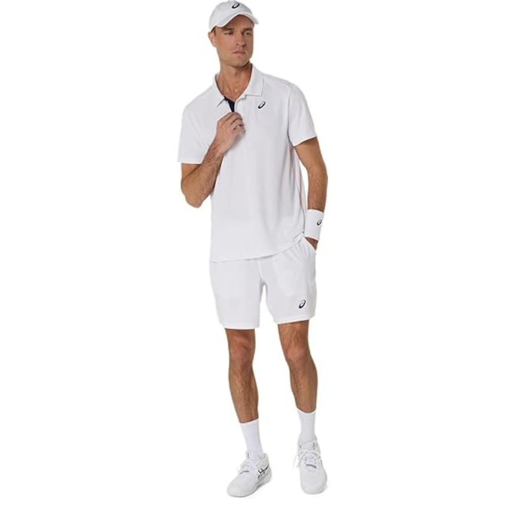 ASICS COURT POLO (M) – Brilliant White | Lightweight, Breathable & Quick-Dry Men’s Sports Polo for Training and Matches - Best Price online Prokicksports.com