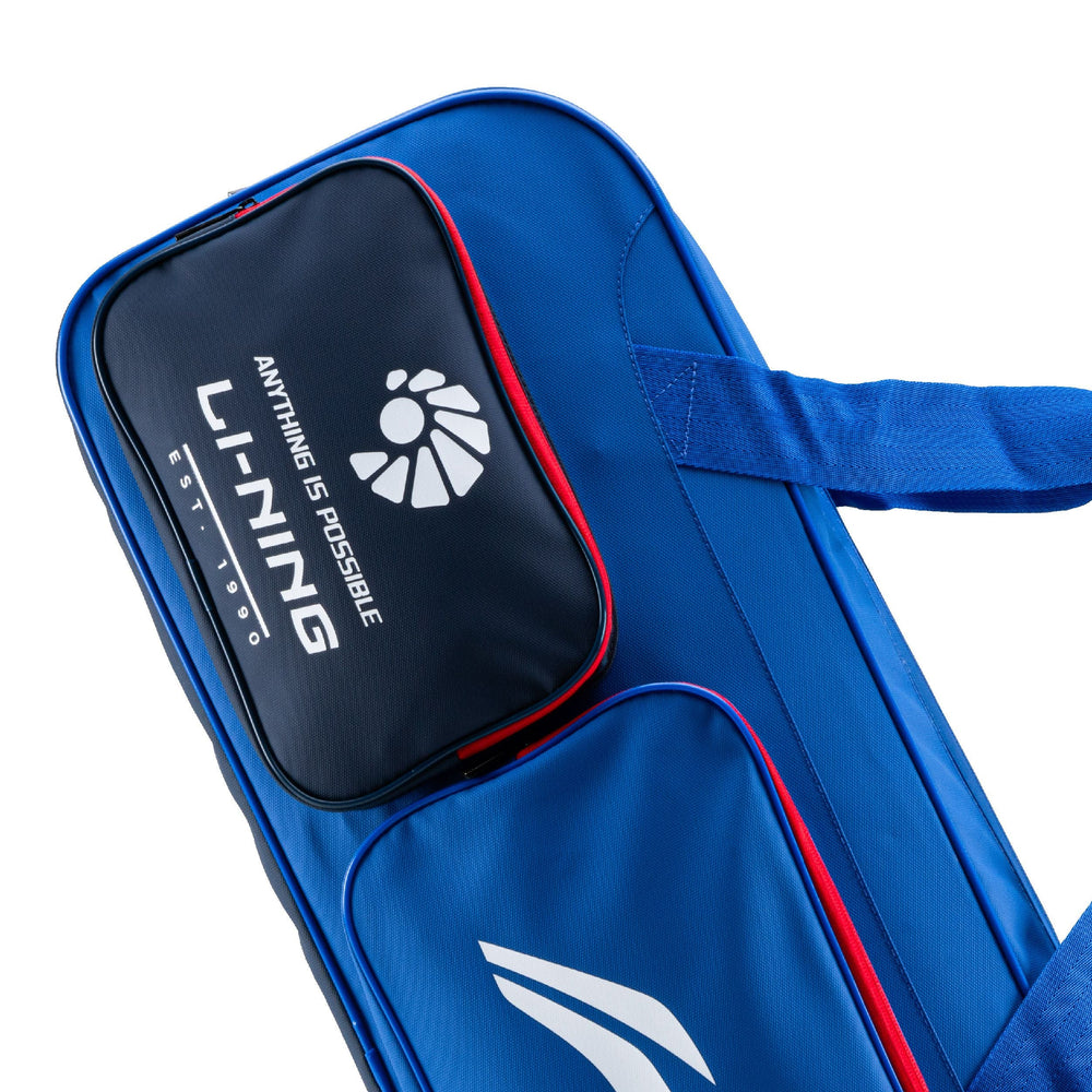 Li-Ning ABDU443-2 (6 in 1) Badminton Racket Kit Bag (Blue) | Dual Compartment Professional Kit Bag | Monarch Series - Best Price online Prokicksports.com