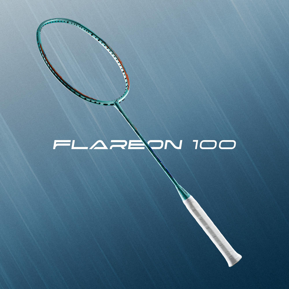 Hundred Flareon 100 Badminton Racket (Strung) | Carbon Fiber Frame | Speed Racket for Fast Swings with Full Cover | Max Tension 30 lbs - Best Price online Prokicksports.com