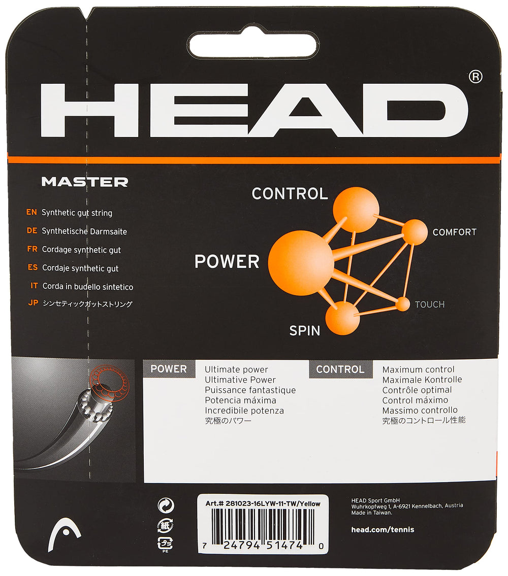 HEAD Master Tennis String Yellow - image 4