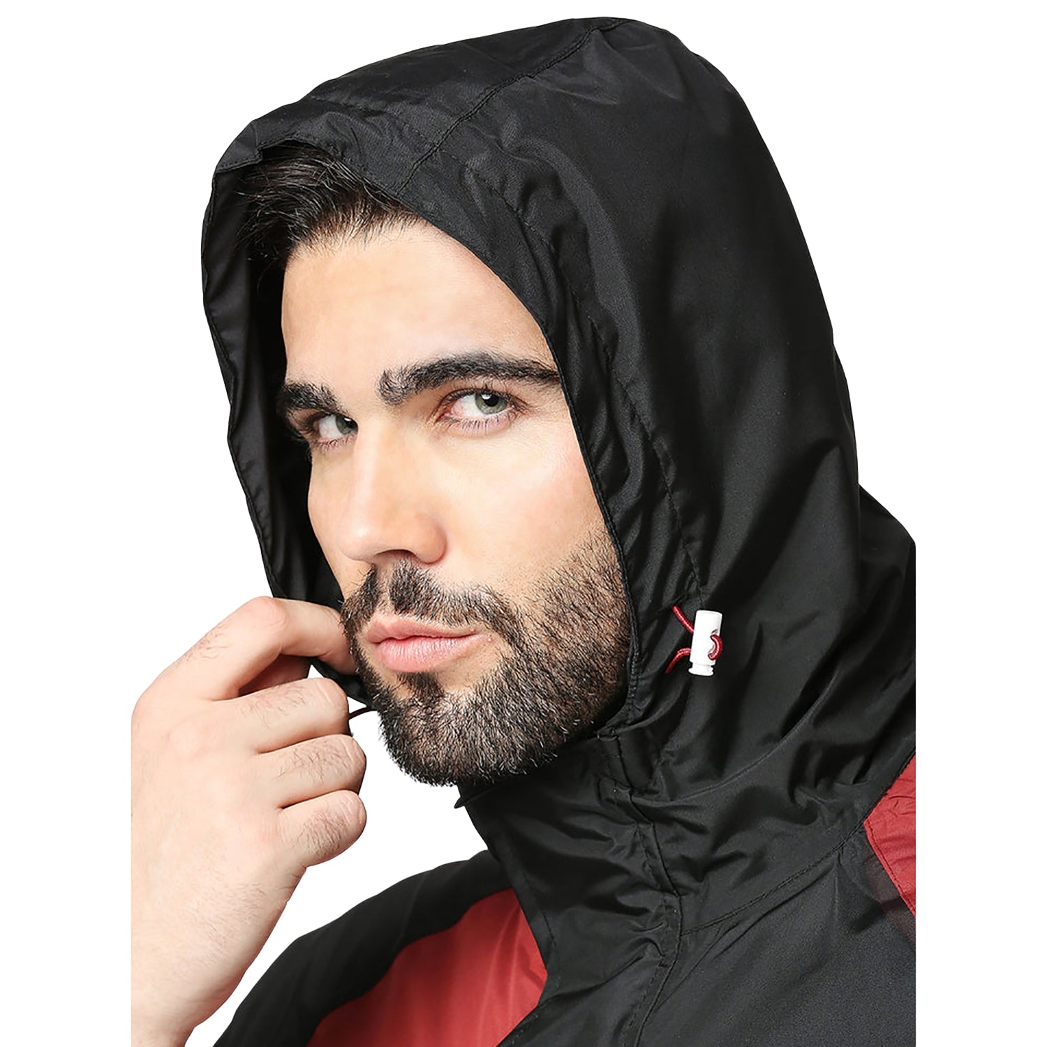 Zeel Outdoor Essential Men’s Waterproof Rain Jacket MJ106 – Lightweight, Hooded Windcheater for Monsoon, Travel, Trekking, Hiking, Camping - Best Price online Prokicksports.com