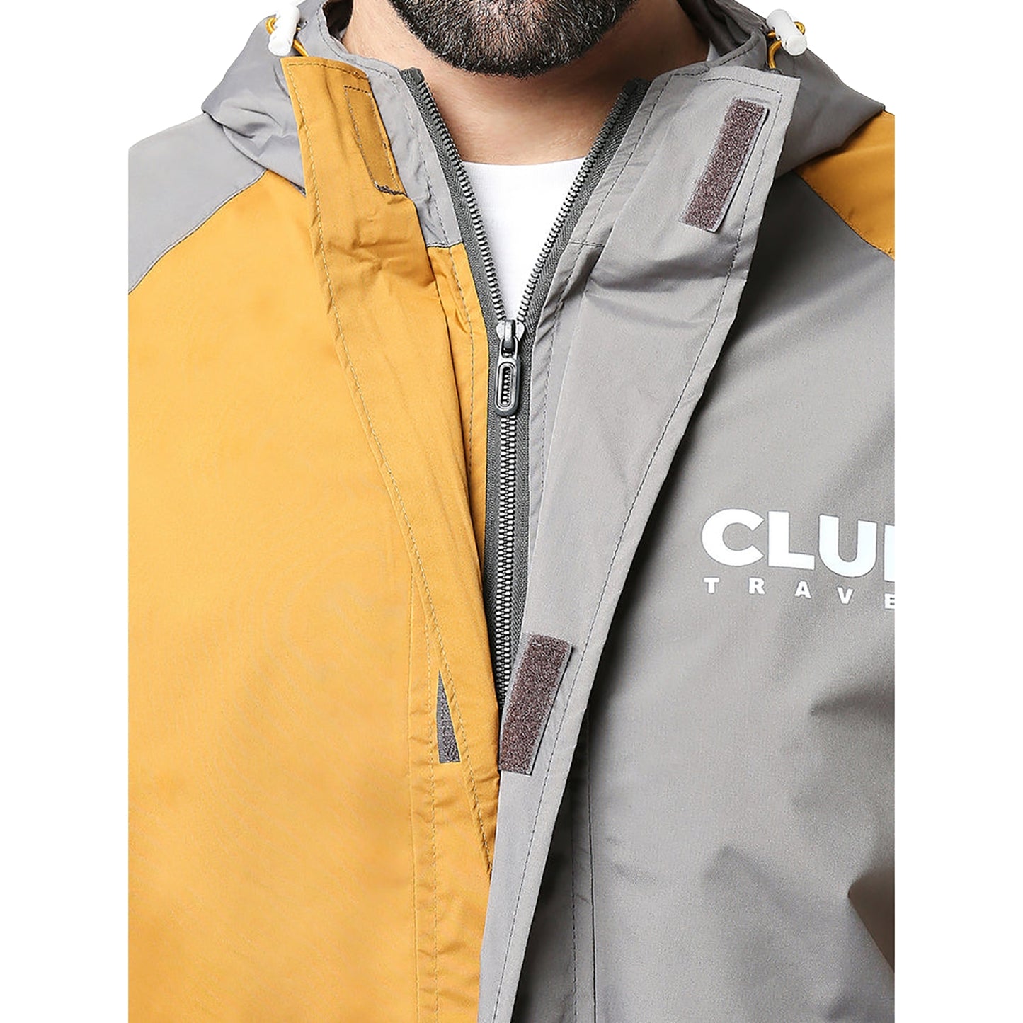 Zeel Outdoor Essential Men’s Waterproof Rain Jacket MJ106 – Lightweight, Hooded Windcheater for Monsoon, Travel, Trekking, Hiking, Camping - Best Price online Prokicksports.com