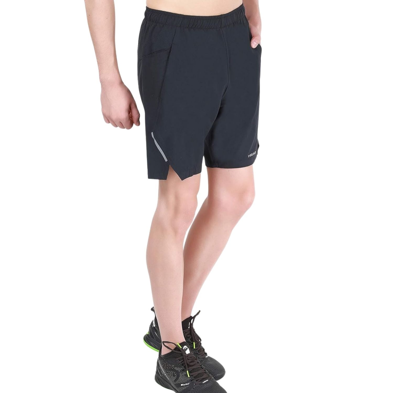 HEAD HPS Model Men’s Tennis Shorts – 100% Polyester, White | Breathable Quick-Dry Athletic Fit | Lightweight Comfort for Tennis & Sports | Buy HEAD HPS 1085 Shorts India Online - Best Price online Prokicksports.com