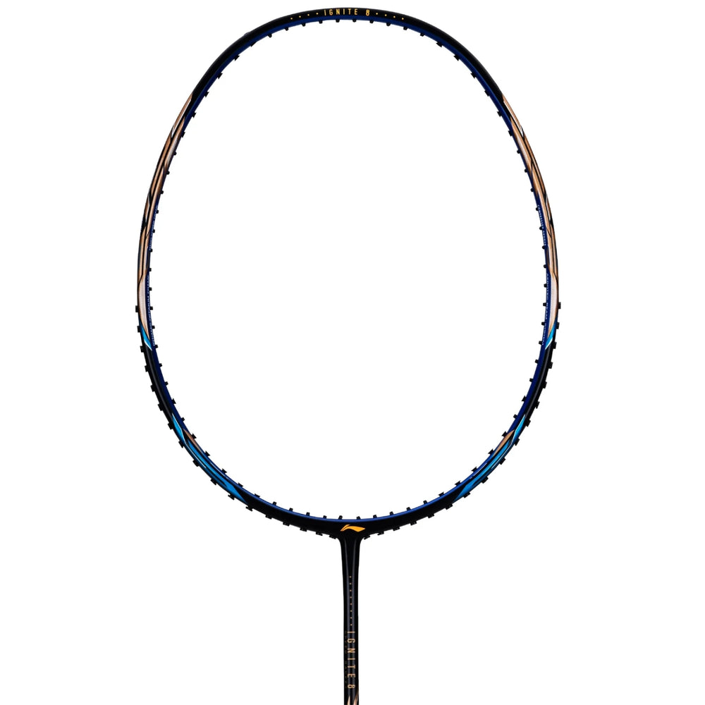 Li-Ning Ignite 8 Unstrung Badminton Racquet 5U6 | Head-Heavy Carbon Fibre Frame with AeroTec Beam & TB Nano Technology for Attacking Play - Best Price online Prokicksports.com