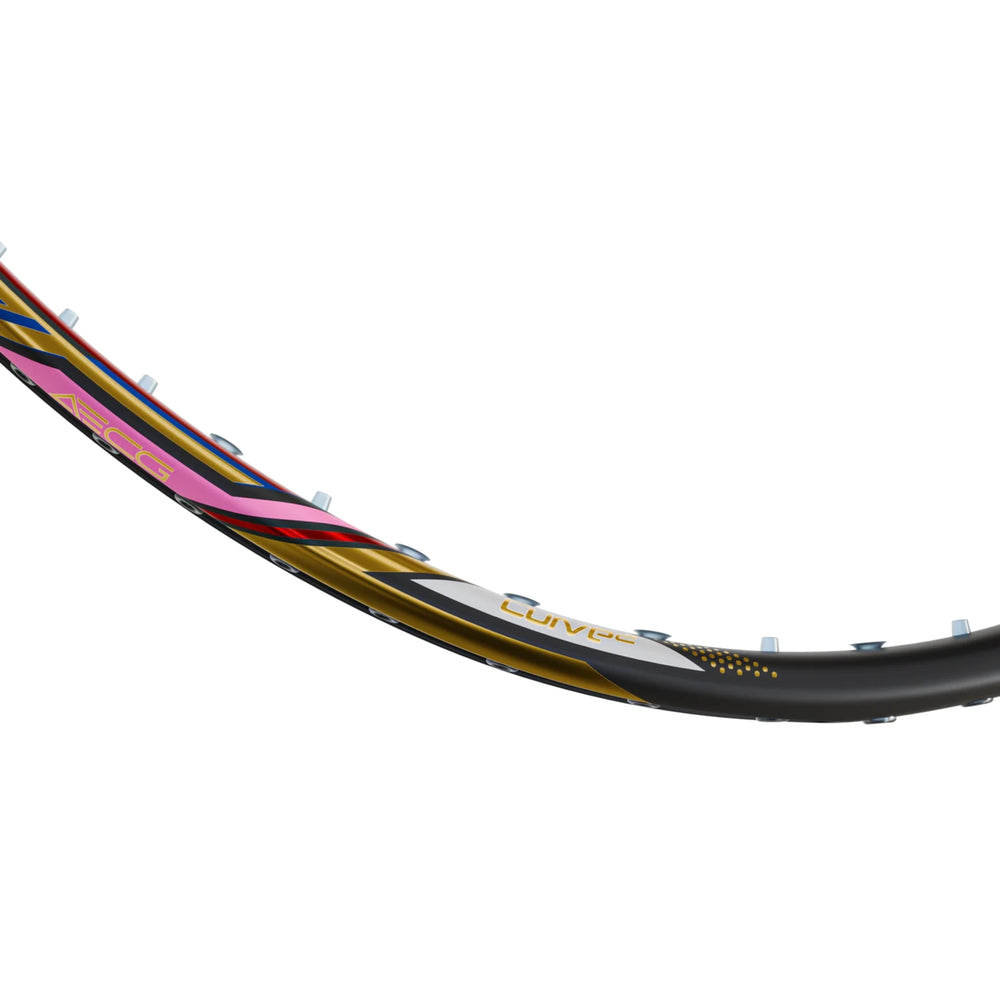 Hundred Nitrix Pro Unstrung Badminton Racquet – Black/Gold | Pro-Level Head-Heavy Power with M46X Carbon Fibre & Slim Shaft - Best Price online Prokicksports.com