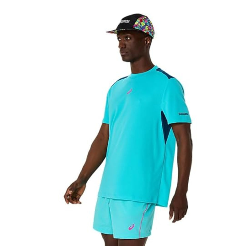 ASICS Padel Court SS Top Men T-Shirt Roundneck | Lightweight Breathable Sports Tee for Padel & Active Wear - Best Price online Prokicksports.com