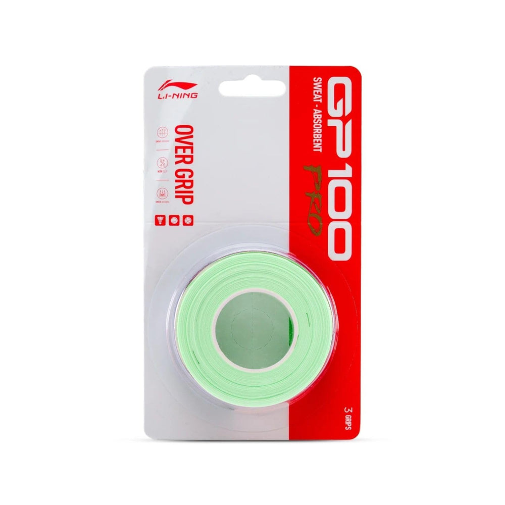 Li-Ning GP 100 Pro Overgrip (ASJV021) – Sweat-Absorbent, Non-Slip 0.6 mm PU Grip for Badminton, Tennis & Pickleball - Best Price online Prokicksports.com