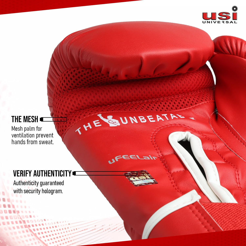 USI Universal 612 Reliance Boxing Gloves | High-Density Foam Padding & Breathable Air Mesh Palm - Best Price online Prokicksports.com