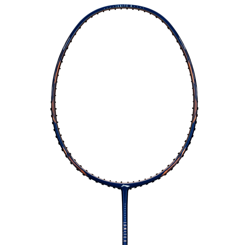 Li-Ning Ignite 8 Unstrung Badminton Racquet 5U6 | Head-Heavy Carbon Fibre Frame with AeroTec Beam & TB Nano Technology for Attacking Play - Best Price online Prokicksports.com