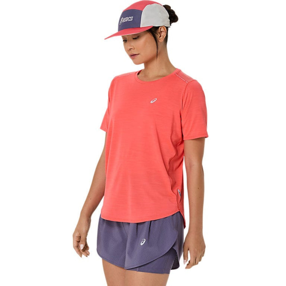 ASICS ROAD SS TOP for Women | Lightweight Quick-Dry Running T-Shirt with ACTIBREEZE™ Ventilation & Breathable Mesh Panels - Best Price online Prokicksports.com