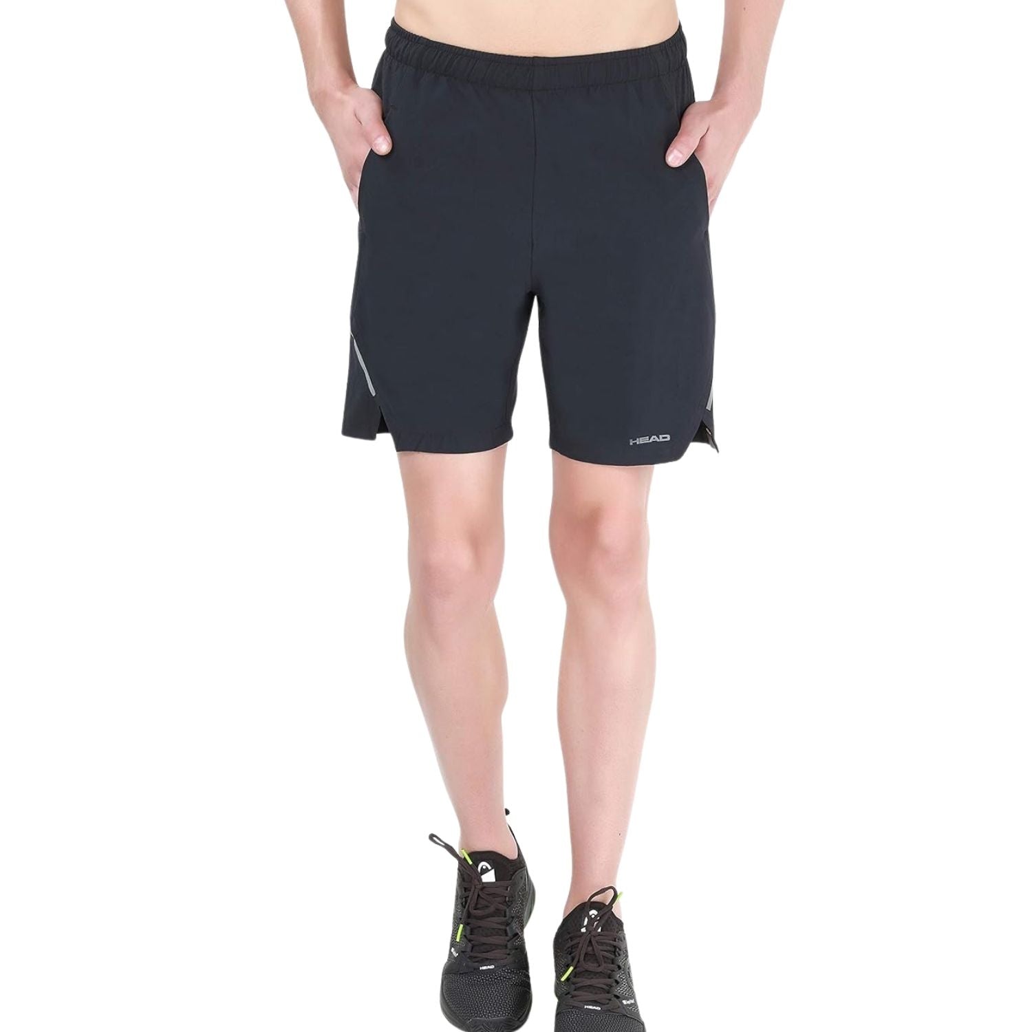 HEAD HPS Model Men’s Tennis Shorts – 100% Polyester, White | Breathable Quick-Dry Athletic Fit | Lightweight Comfort for Tennis & Sports | Buy HEAD HPS 1085 Shorts India Online - Best Price online Prokicksports.com