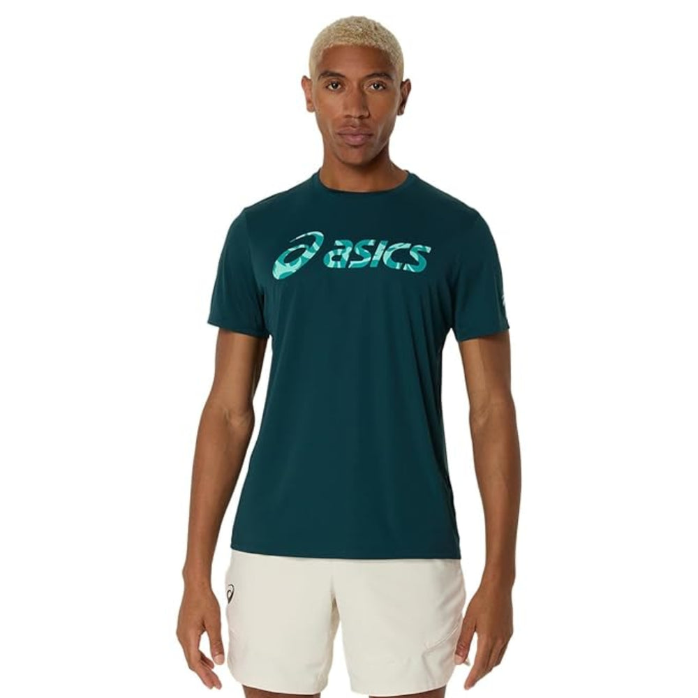 ASICS Match Seasonal Graphic Tee Men T-Shirt Roundneck | Breathable Everyday Sports Tee - Best Price online Prokicksports.com