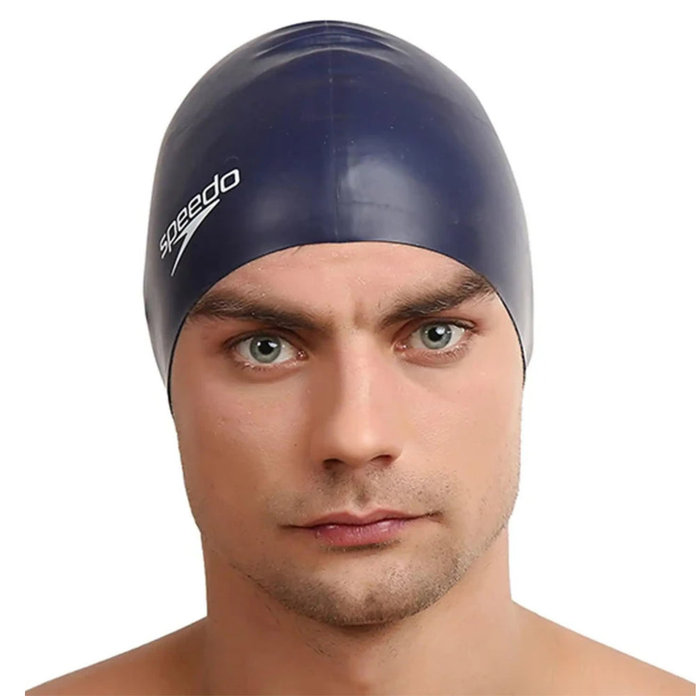 Speedo Flat Silicone Swim Cap – Adult Swimming Cap with Durable Stretch Fit, Tear-Resistant Silicone & Comfortable Hydrodynamic Design - Best Price online Prokicksports.com