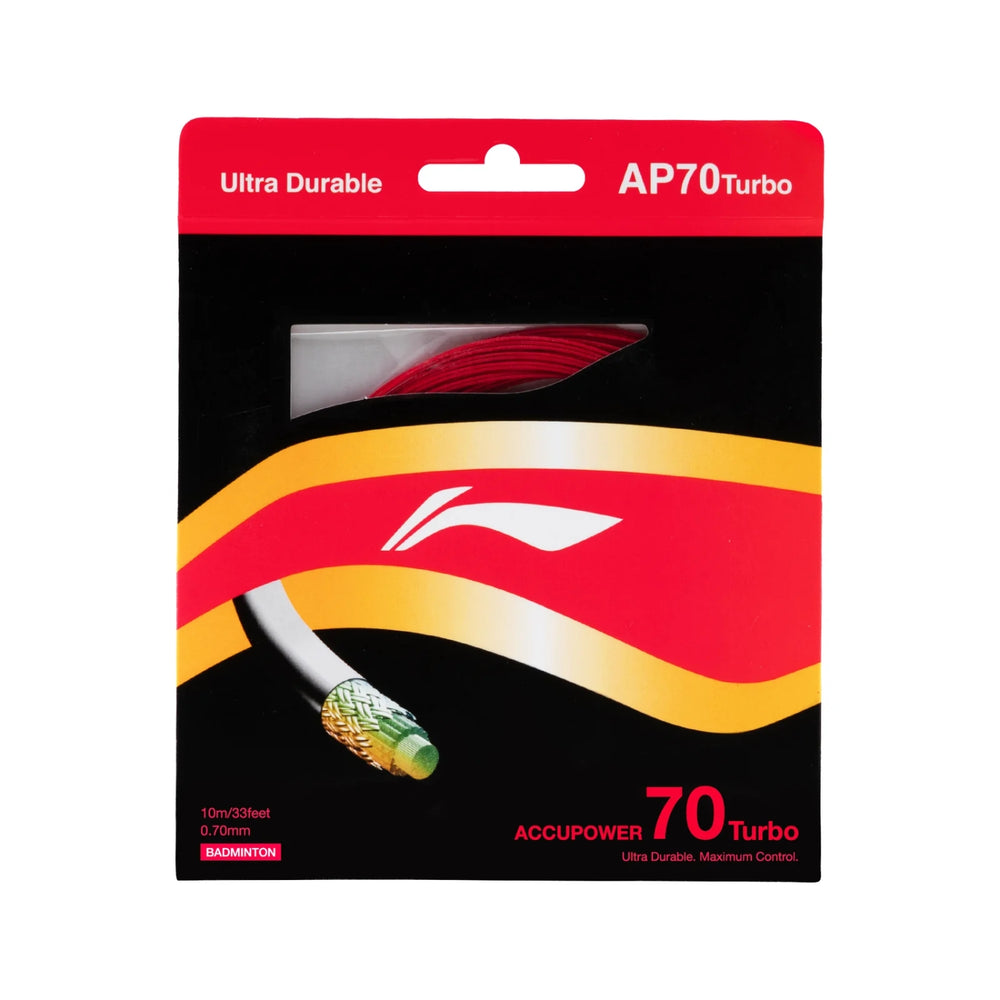 Li-Ning AP70 Turbo Badminton String (0.70mm) | Durable All-Round String with Power, Control & Long-Lasting Performance - Best Price online Prokicksports.com