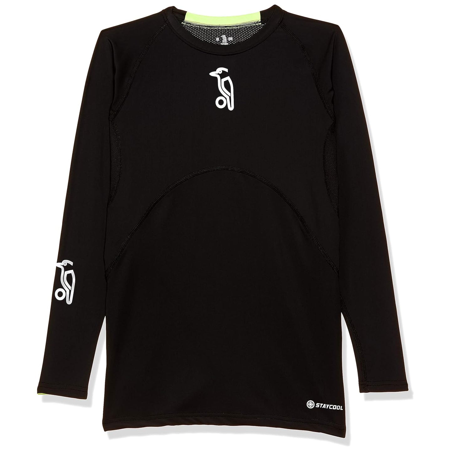 Kookaburra A. Base Layer Skin Fit Compression Top – Black Sports Baselayer for Cricket, Fitness, and All-Weather Training Performance - Best Price online Prokicksports.com