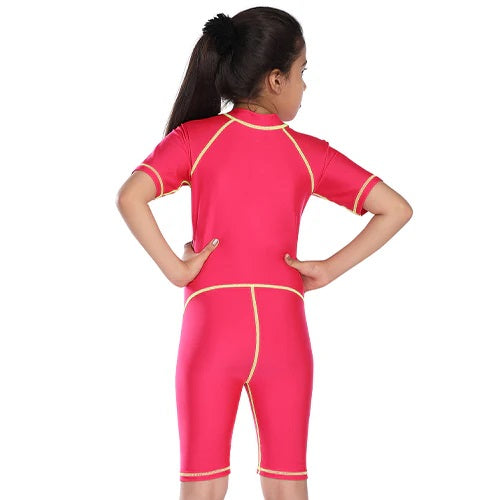Airavat 1506 Children Swimwear | Half Body Swimsuit for Kids | Navy Blue | Comfortable & Durable