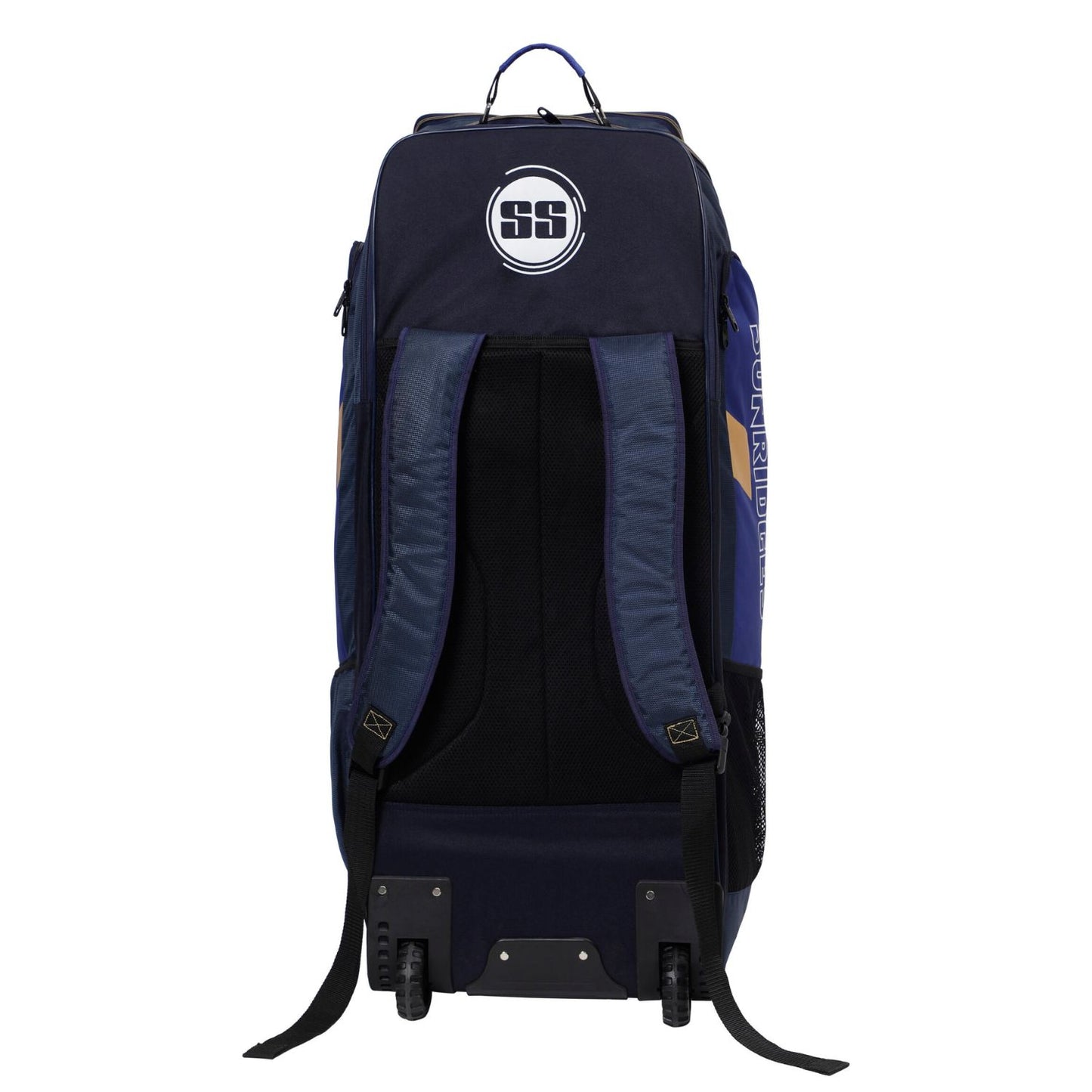 SS Sky Flicker Cricket Kit Bag with Wheels (Violet/Black) | 1680D Ballistic Fabric | 6-Bat Capacity | Telescopic Handle | Airline Approved - Best Price online Prokicksports.com