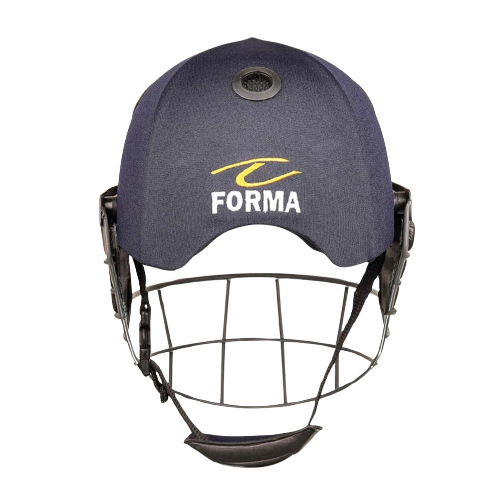 Forma Club Mild Steel Cricket Helmet (Navy Blue) | Lightweight Design | Adjustable Chin Strap | Ventilated Grille - Best Price online Prokicksports.com