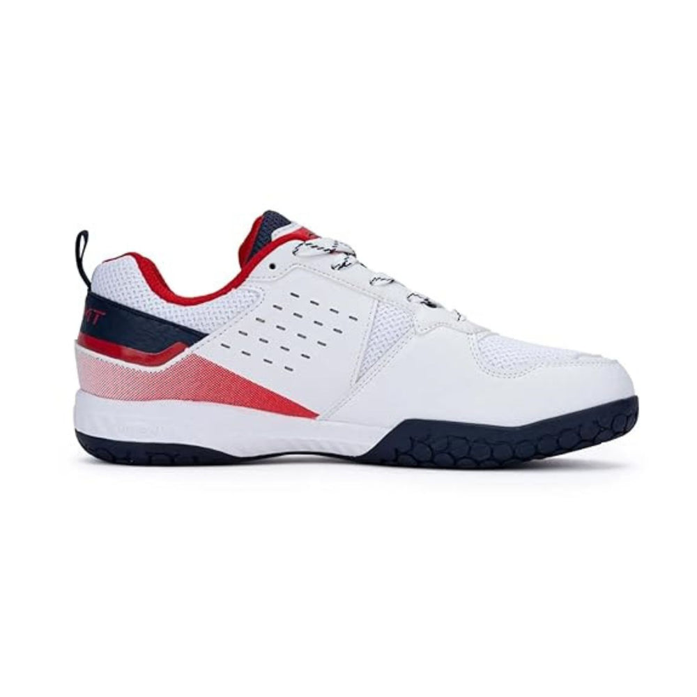Li-Ning Ultra Force Badminton Shoes (White/Navy/Red) | BOUNSE+ Cushioning | Non-Marking Rubber Sole | Breathable Mesh | Men's/Women's Sizes - Best Price online Prokicksports.com