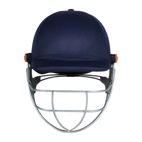 SG Armour Lite Cricket Helmet, Navy – Lightweight Protective Gear with Adjustable Steel Grill for Batsmen, Ideal for Club and Practice Matches