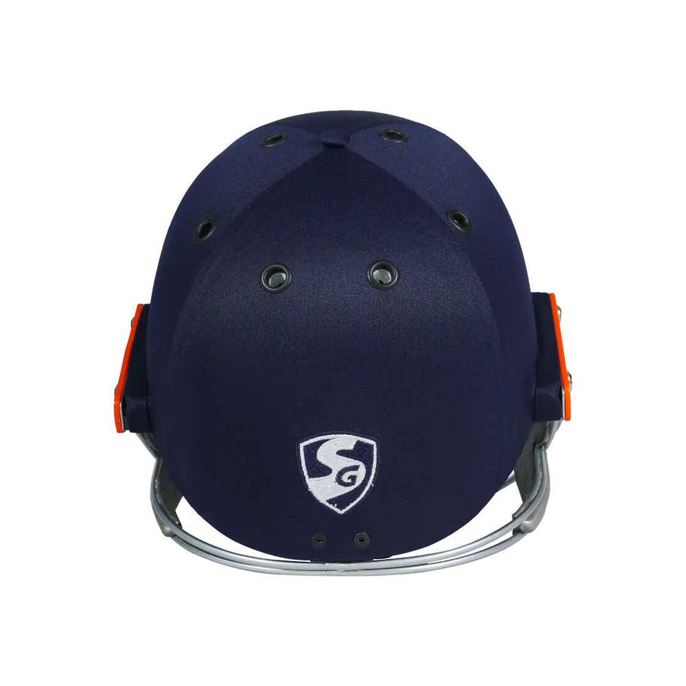 SG Armour Lite Cricket Helmet, Navy – Lightweight Protective Gear with Adjustable Steel Grill for Batsmen, Ideal for Club and Practice Matches - Best Price online Prokicksports.com