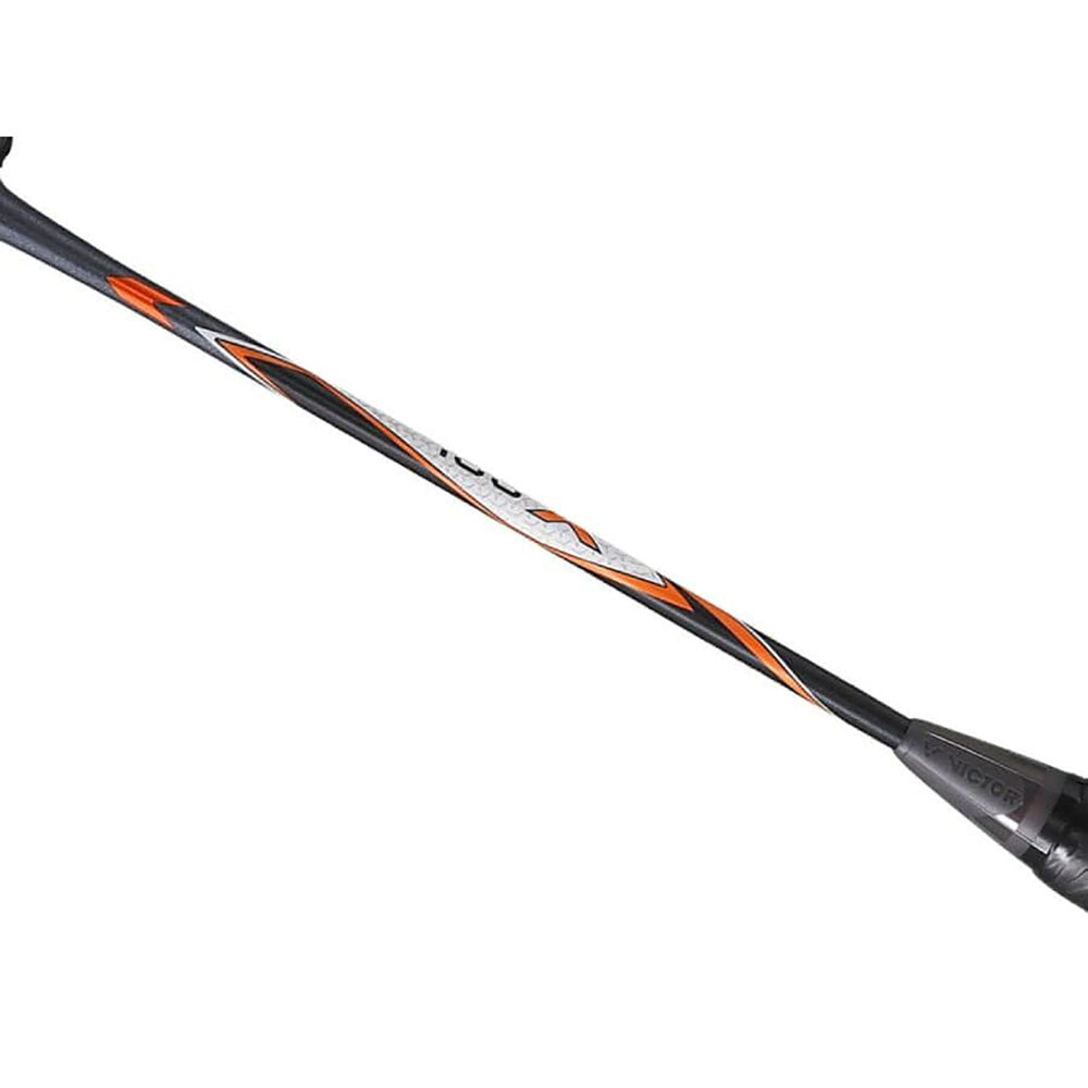Victor Auraspeed 100X 4U5 Unstrung Badminton Racquet – Slate Gray, Unstrung Lightweight Speed Racket for Advanced Players, Precision Control, Fast Attacks & Quick Defense - Best Price online Prokicksports.com