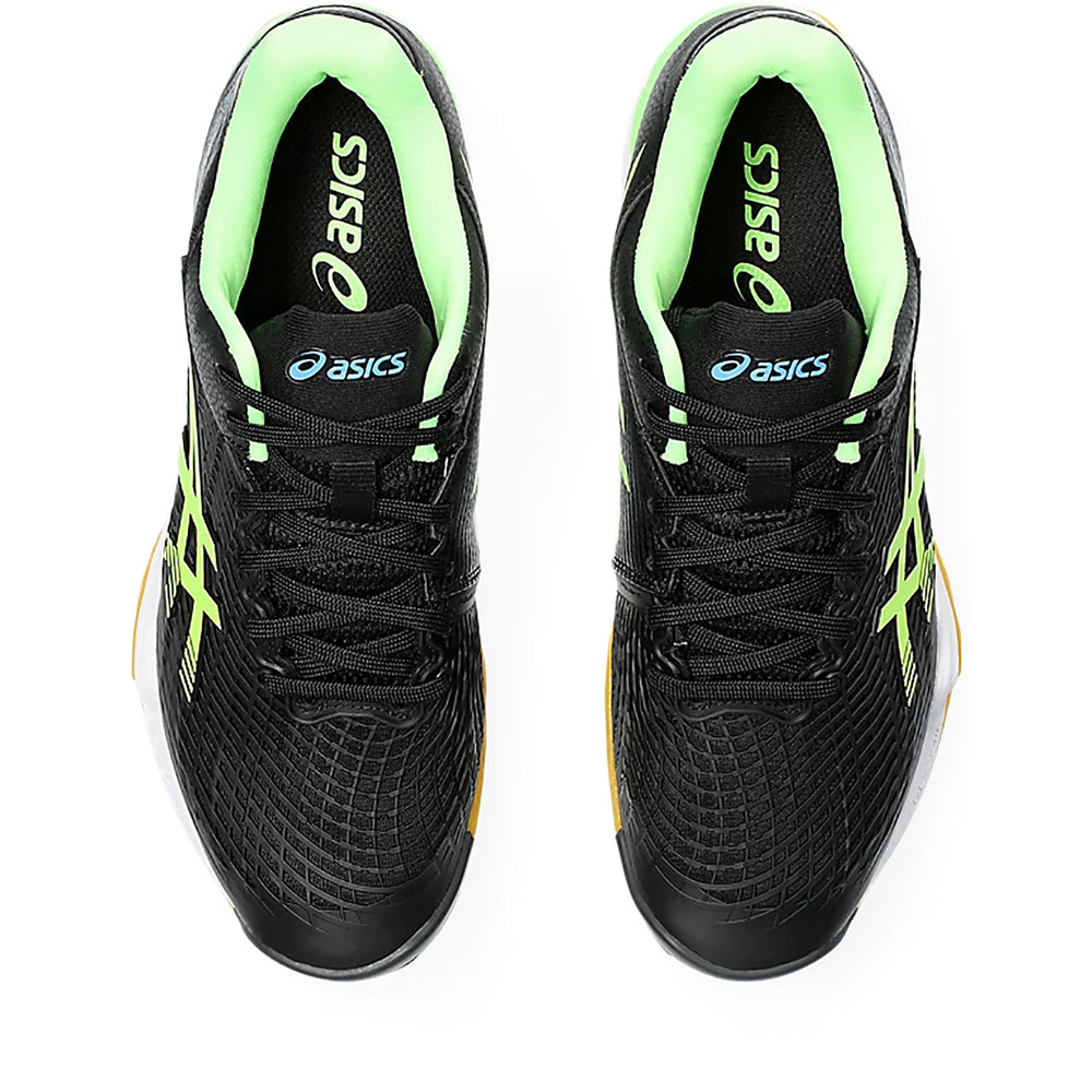 ASICS Mens Court Control FF 3 Men's Badminton Shoes - Black/Lime Burst - Best Price online Prokicksports.com