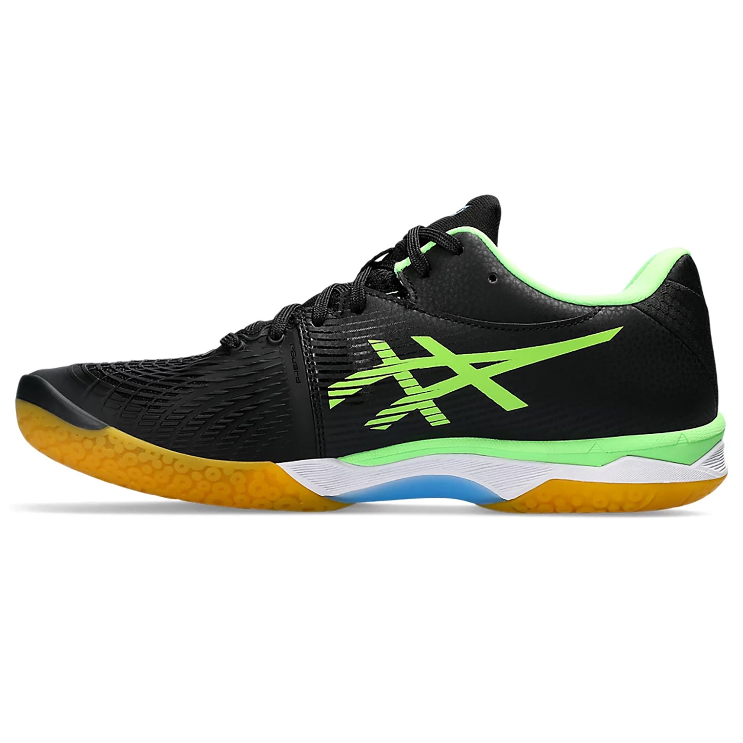 ASICS Mens Court Control FF 3 Men's Badminton Shoes - Black/Lime Burst - Best Price online Prokicksports.com