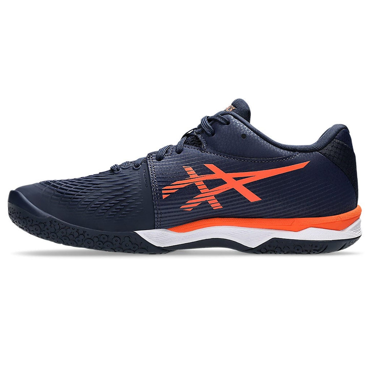 ASICS COURT CONTROL FF 3 (M) Badminton Shoes - Midnight/Nova Orange - Men’s Performance Footwear - Best Price online Prokicksports.com