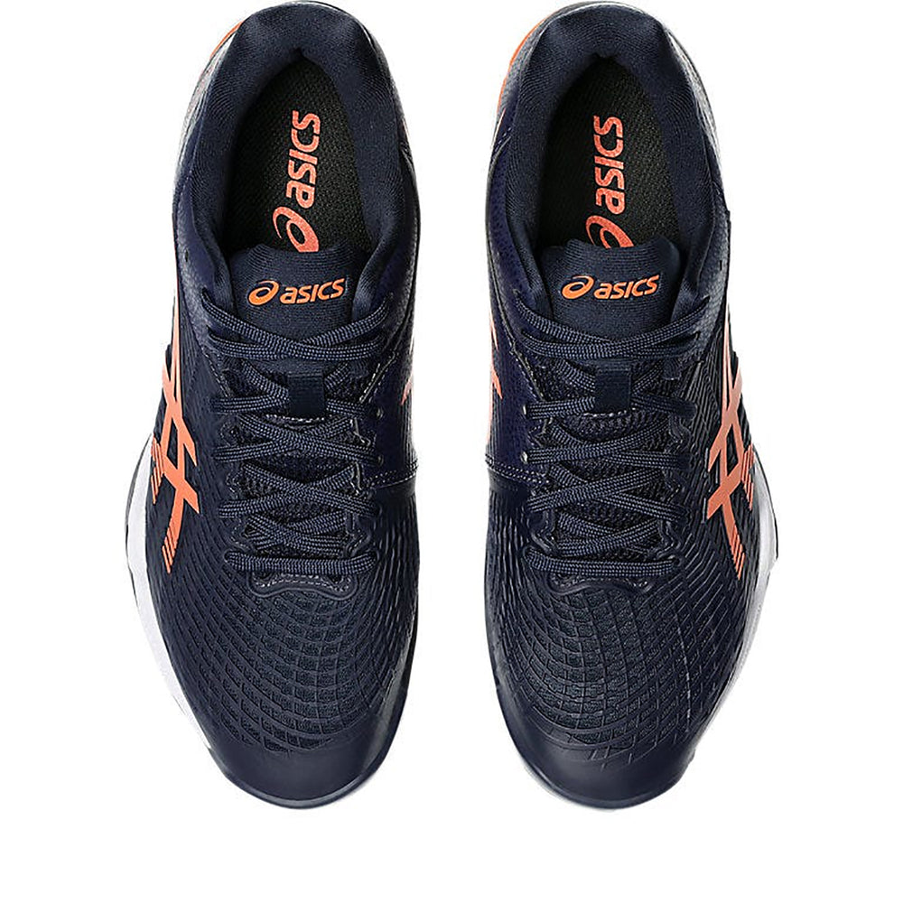 ASICS COURT CONTROL FF 3 (M) Badminton Shoes - Midnight/Nova Orange - Men’s Performance Footwear - Best Price online Prokicksports.com