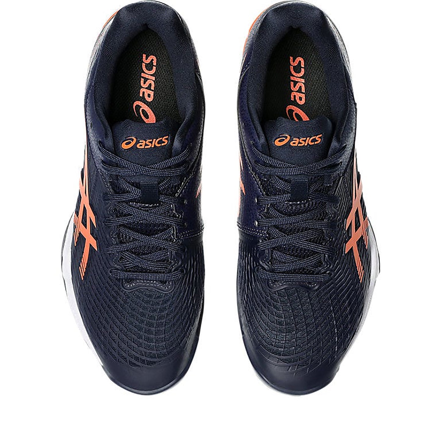 ASICS COURT CONTROL FF 3 (M) Badminton Shoes - Midnight/Nova Orange - Men’s Performance Footwear - Best Price online Prokicksports.com