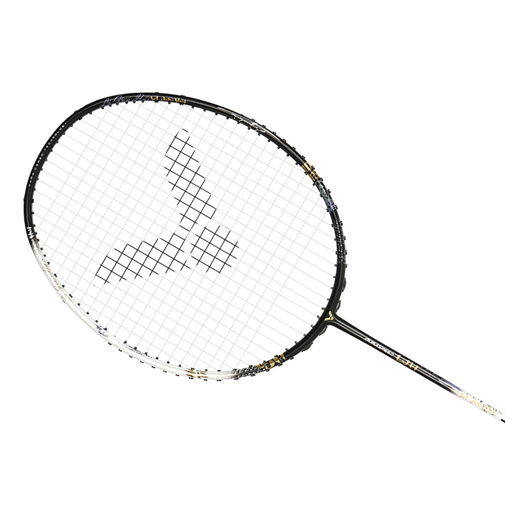 Victor Auraspeed LJH 4U6 Unstrung Badminton Racquet – Bright Silver, Lightweight Unstrung Racket for Speed, Control, and Precision Play for Intermediate Players - Best Price online Prokicksports.com