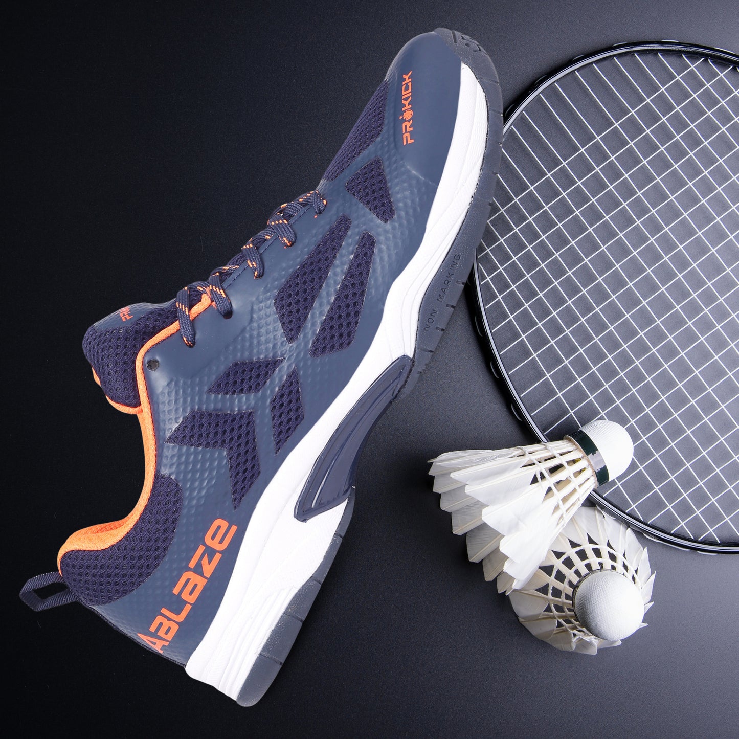 Prokick A-Blaze Non-Marking Badminton Shoes - Best Price online Prokicksports.com