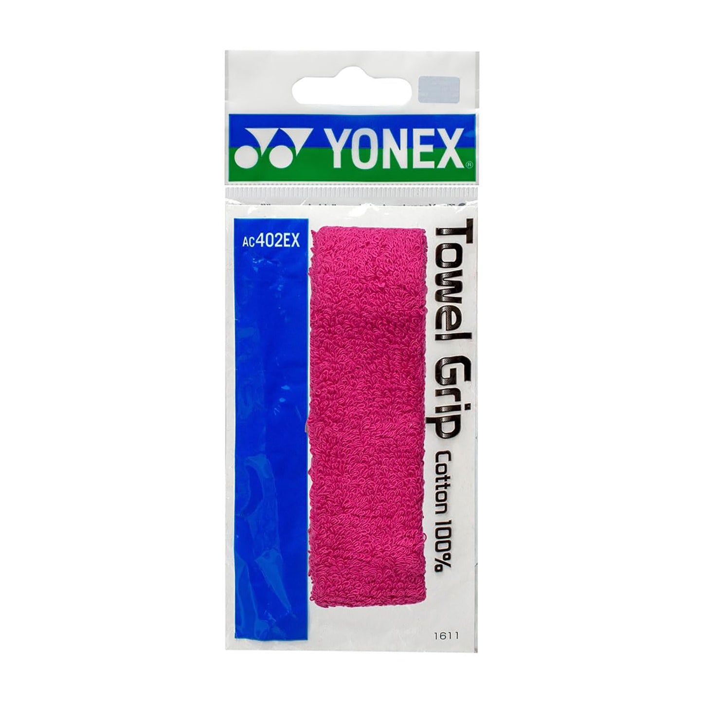 Yonex AC 402 EX Cotton Towel Badminton Racket Grip 1 Pc Anti-Slip Overgrip for Sweat Absorption and Comfort in Match & Training Use - Best Price online Prokicksports.com