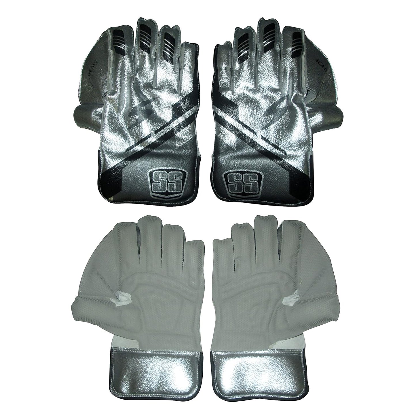 SS Academy Wicket Keeping Gloves – Durable, Lightweight, Professional Cricket Gloves with Strong Grip and Padding for Club and Training Use - Best Price online Prokicksports.com
