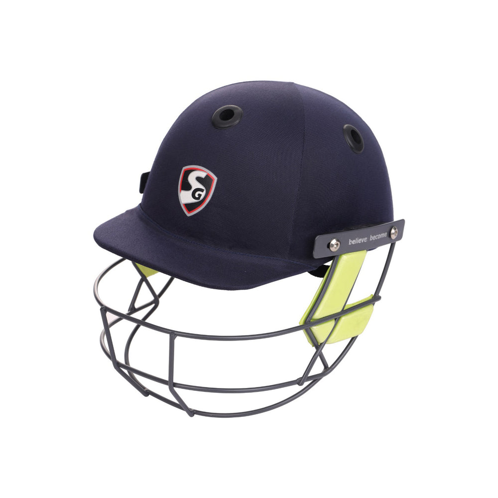 SG Aero Select Professional Cricket Helmet – Lightweight, Ventilated Batting Helmet with Steel Grill and Comfortable Fit for Maximum Safety and Visibility - Best Price online Prokicksports.com