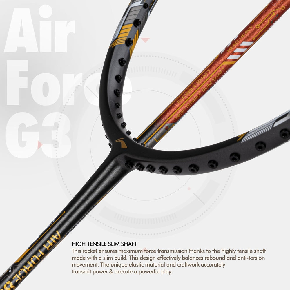 Li-Ning Air-Force 80 G3 Carbon Fibre Strung Badminton Racquet - Best Price online Prokicksports.com