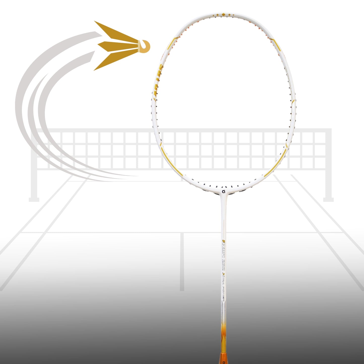 Apacs Finapi 232 Xtra Power Badminton Racket without Cover (4U-G1) - Best Price online Prokicksports.com