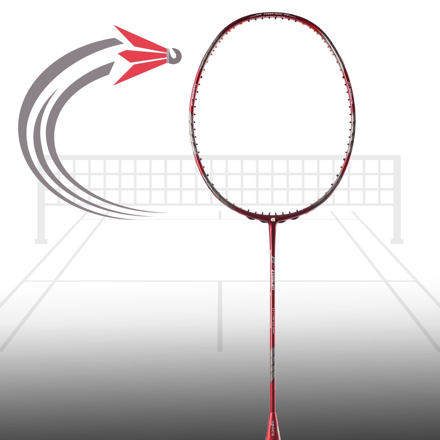 Apacs Z-Ziggler Badminton Racquet without Cover (4U-G2) - Best Price online Prokicksports.com