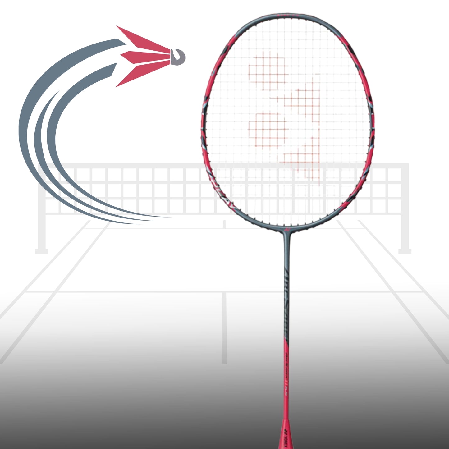Yonex Arcsaber 11 Play Badminton Racquet - Grey/Pure Red - Best Price online Prokicksports.com